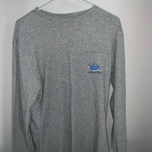 Vineyard Vines Mens “Tailgate” Long Sleeve Tee | M